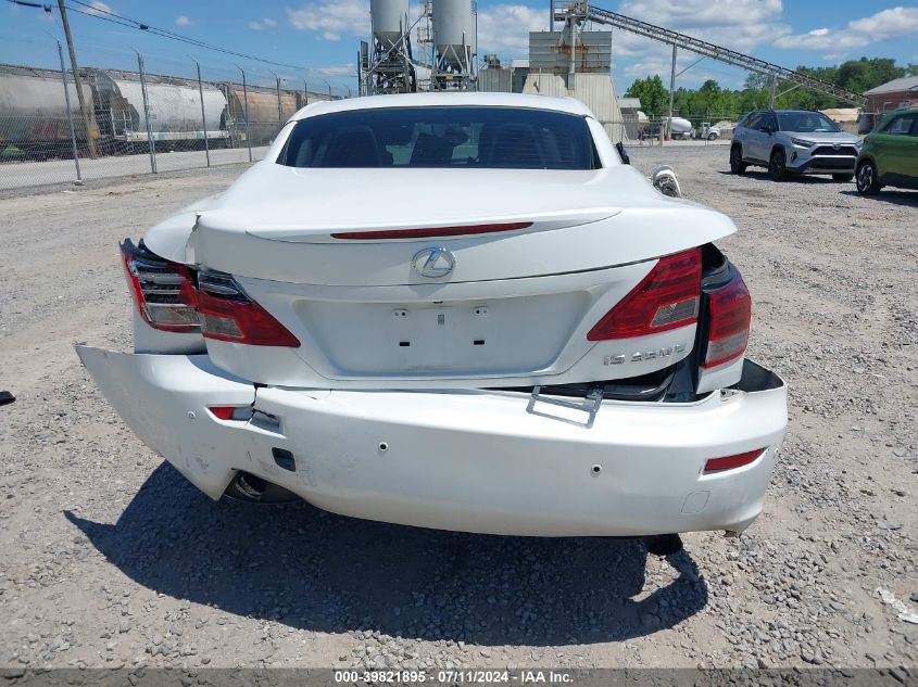 JTHFE2C24B2506327 2011 Lexus Is 350C