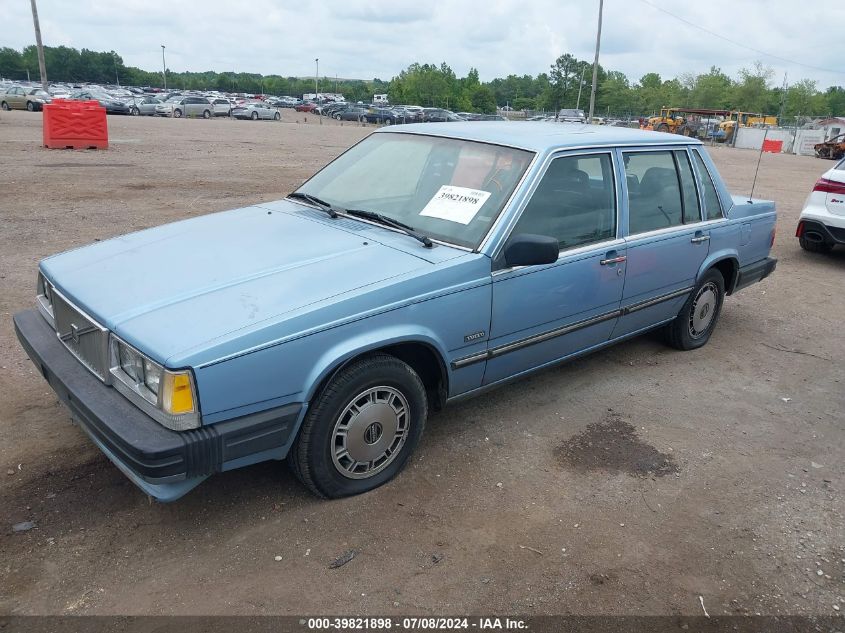 1988 Volvo 740 Gle VIN: YV1FX8848J1236199 Lot: 39821898