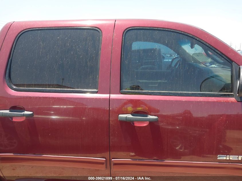 2013 GMC Sierra 1500 K1500 Sle VIN: 3GTP2VE71DG334602 Lot: 39821899