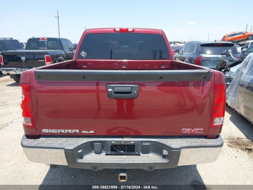 2013 GMC Sierra 1500 K1500 Sle VIN: 3GTP2VE71DG334602 Lot: 39821899