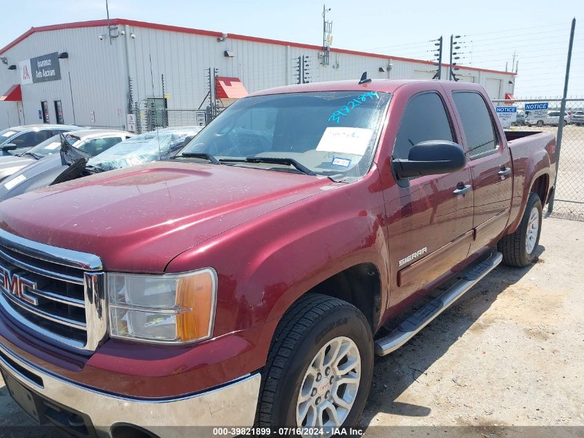 2013 GMC Sierra 1500 K1500 Sle VIN: 3GTP2VE71DG334602 Lot: 39821899