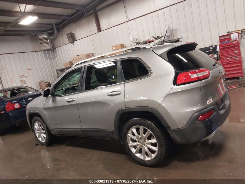2015 Jeep Cherokee Limited VIN: 1C4PJMDS4FW710653 Lot: 39821919