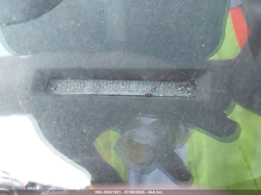 1998 Jeep Cherokee Classic/Limited/Sport VIN: 1J4FJ68S6WL157789 Lot: 39821921