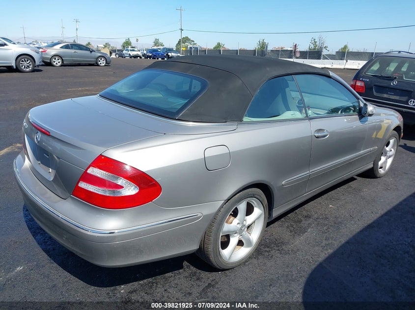 2005 Mercedes-Benz Clk 320 VIN: WDBTK65J25F144826 Lot: 39821925