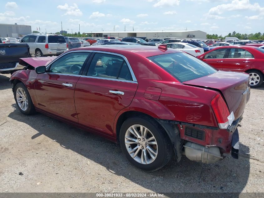 2016 Chrysler 300C VIN: 2C3CCAEG3GH282242 Lot: 39821933