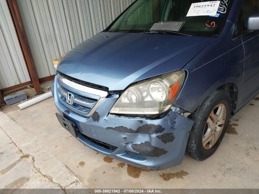 2007 Honda Odyssey Ex VIN: 5FNRL38477B009670 Lot: 39821942