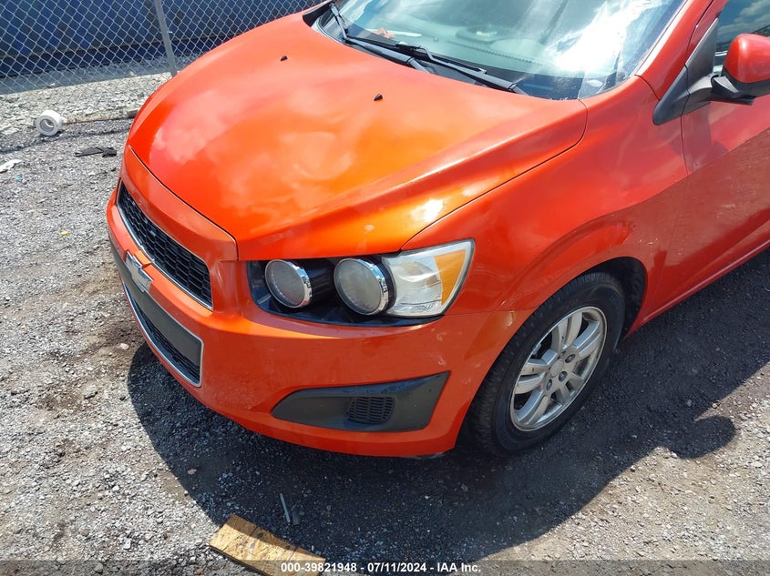 2013 Chevrolet Sonic Lt Auto VIN: 1G1JC5SHXD4140138 Lot: 39821948