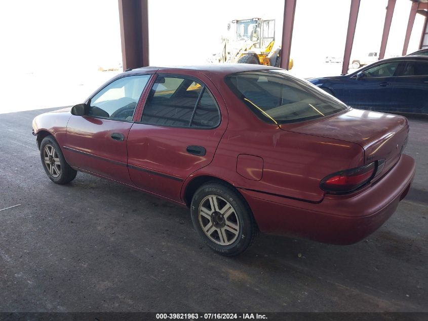 1Y1SK5260SZ039862 1995 Geo Prizm Lsi