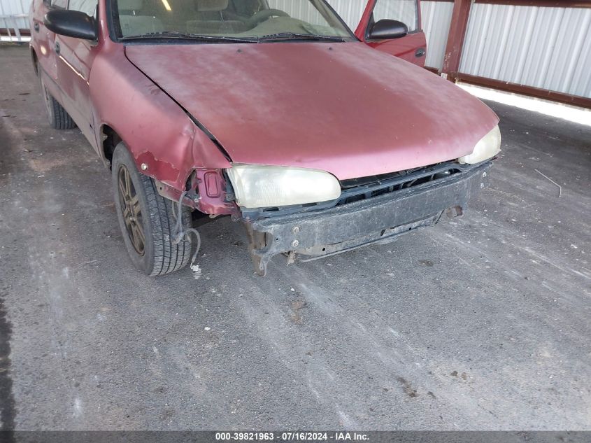 1Y1SK5260SZ039862 1995 Geo Prizm Lsi