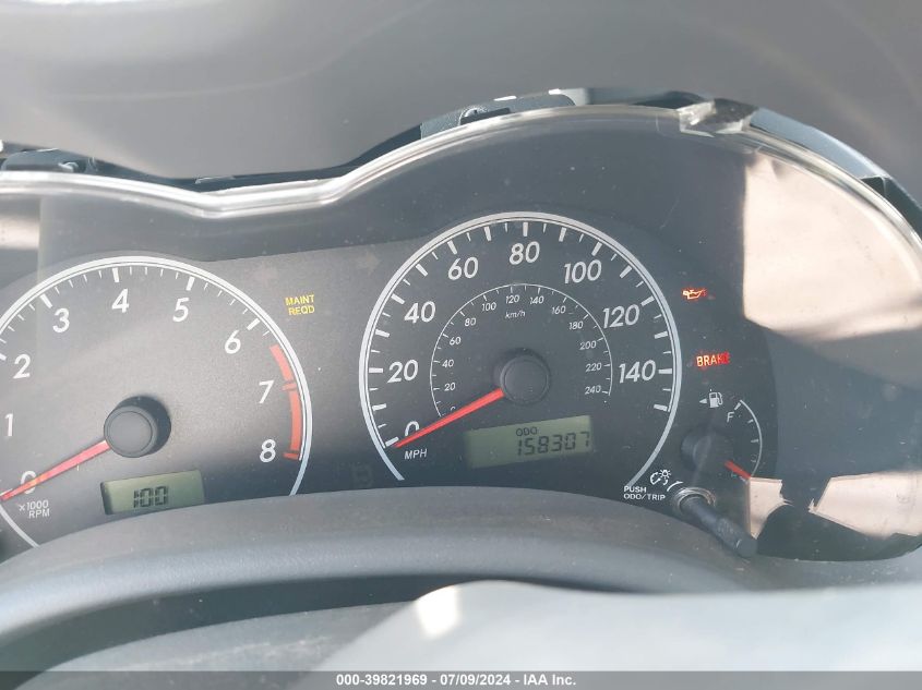 2009 Toyota Corolla Le VIN: 1NXBU40E99Z109526 Lot: 39821969