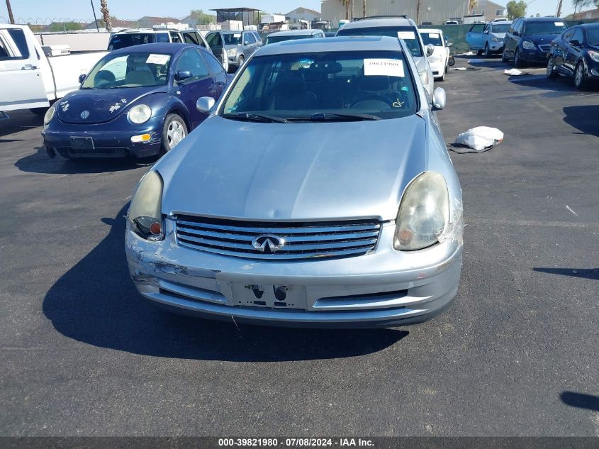 2004 Infiniti G35X VIN: JNKCV51F84M716625 Lot: 39821980