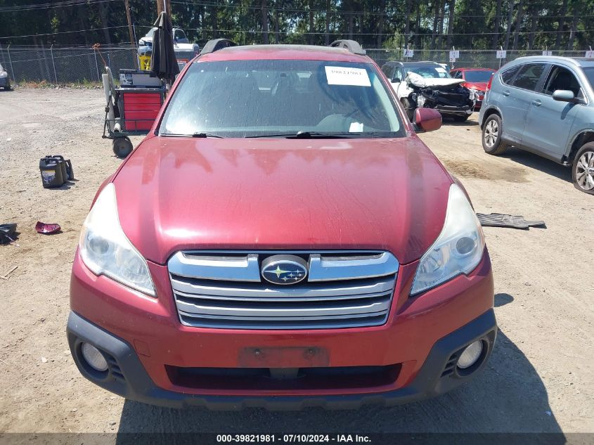 2013 Subaru Outback 2.5I Premium VIN: 4S4BRBGC8D3301433 Lot: 39821981