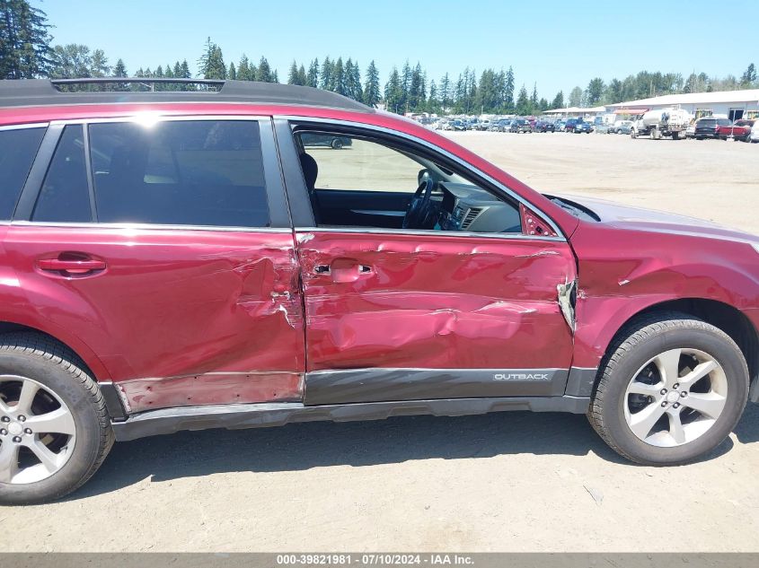 2013 Subaru Outback 2.5I Premium VIN: 4S4BRBGC8D3301433 Lot: 39821981