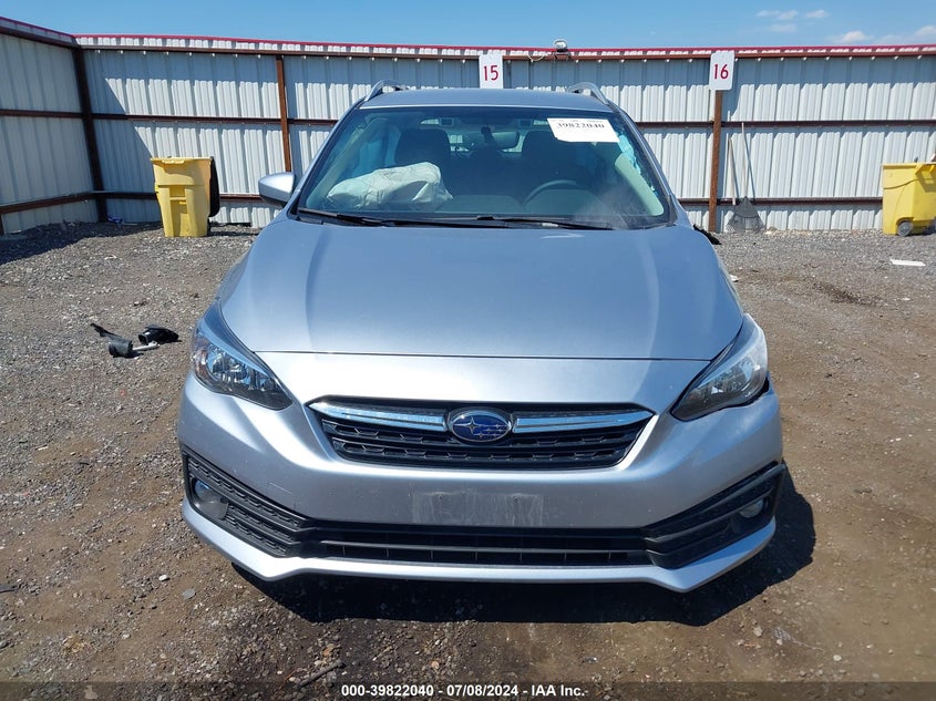 2023 Subaru Impreza Premium 5-Door VIN: 4S3GTAV6XP3722609 Lot: 39822040