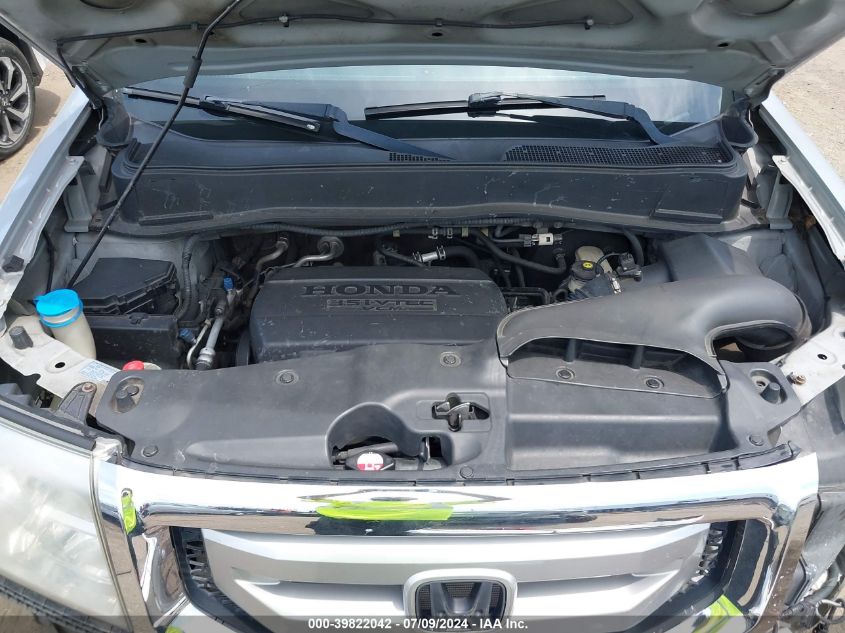 2011 Honda Pilot Ex-L VIN: 5FNYF4H54BB024752 Lot: 39822042