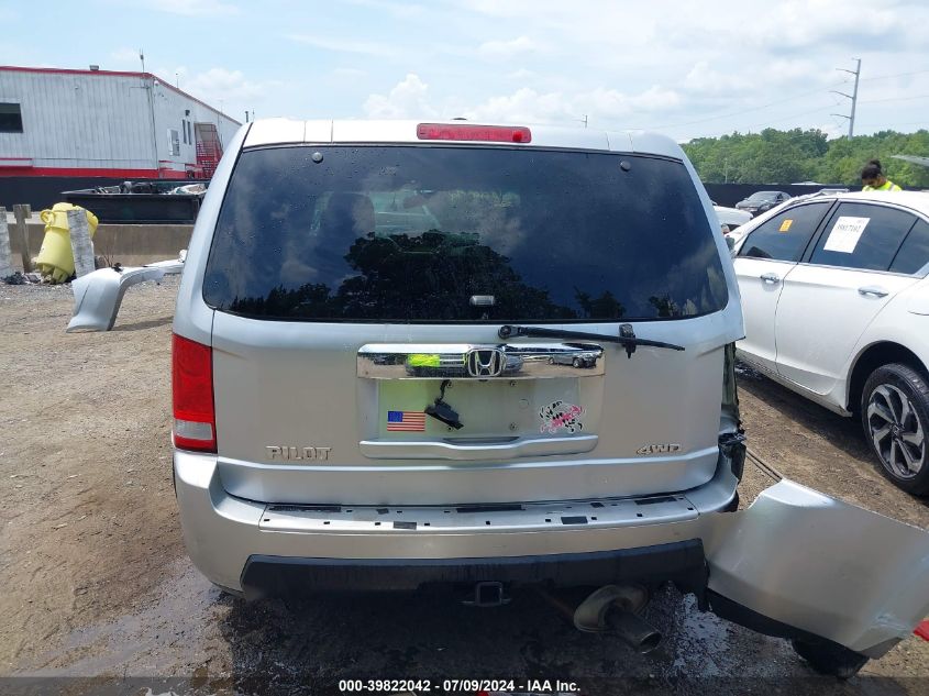 2011 Honda Pilot Ex-L VIN: 5FNYF4H54BB024752 Lot: 39822042