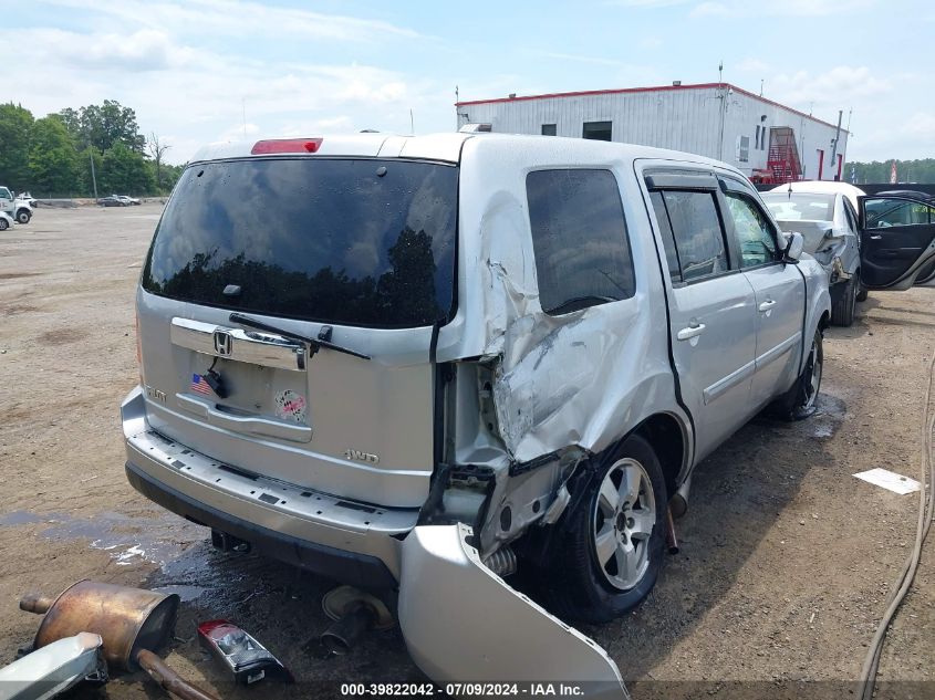 2011 Honda Pilot Ex-L VIN: 5FNYF4H54BB024752 Lot: 39822042