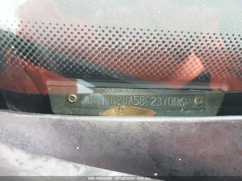 2008 Dodge Ram 2500 St/Sxt VIN: 3D7KR28A58G237006 Lot: 39822050