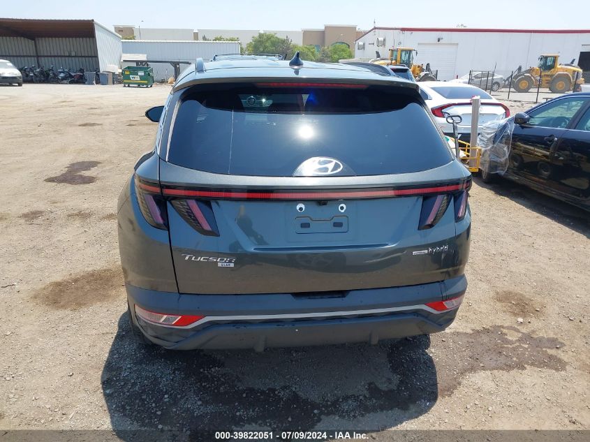2022 Hyundai Tucson Hybrid Blue VIN: KM8JBCA12NU072112 Lot: 39822051