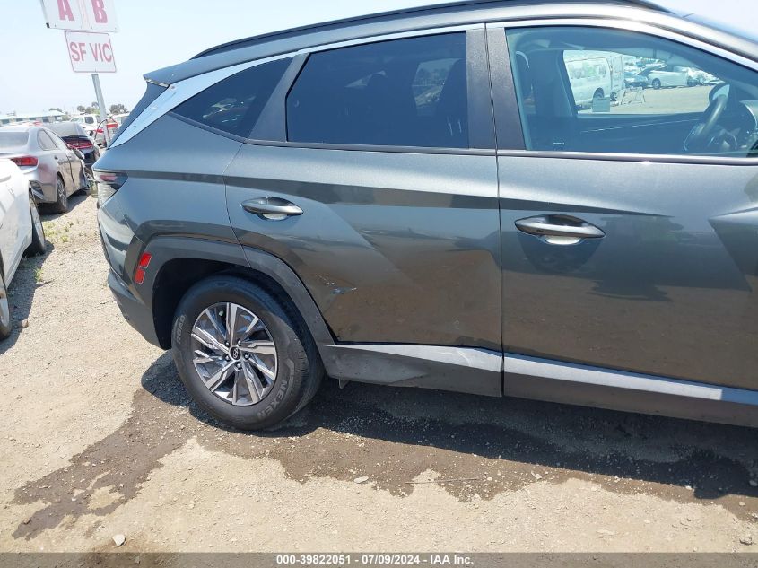 2022 Hyundai Tucson Hybrid Blue VIN: KM8JBCA12NU072112 Lot: 39822051
