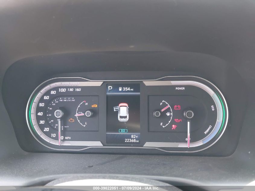 2022 Hyundai Tucson Hybrid Blue VIN: KM8JBCA12NU072112 Lot: 39822051