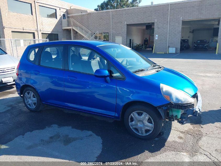 2007 Honda Fit VIN: JHMGD38437S055762 Lot: 39822076