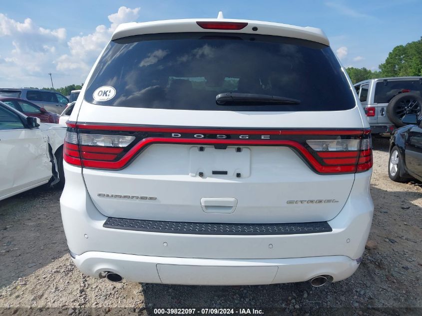 2019 Dodge Durango Citadel Anodized Platinum Rwd VIN: 1C4RDHEG0KC603127 Lot: 39822097