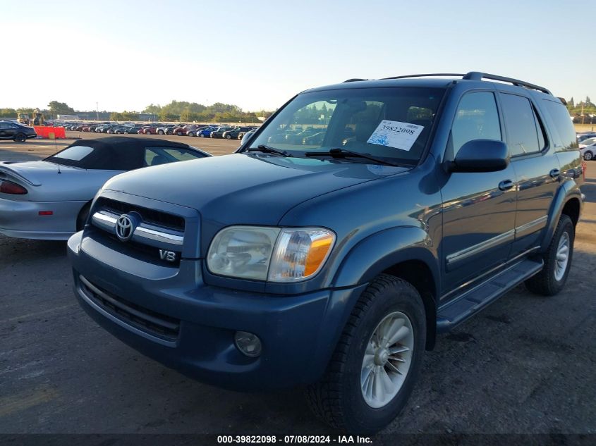 2005 Toyota Sequoia Limited V8 VIN: 5TDBT48A95S243704 Lot: 39822098