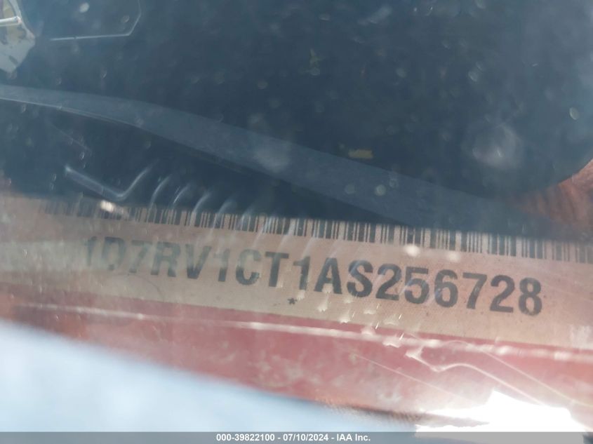 2010 Dodge Ram 1500 Slt/Sport/Trx VIN: 1D7RV1CT1AS256728 Lot: 39822100