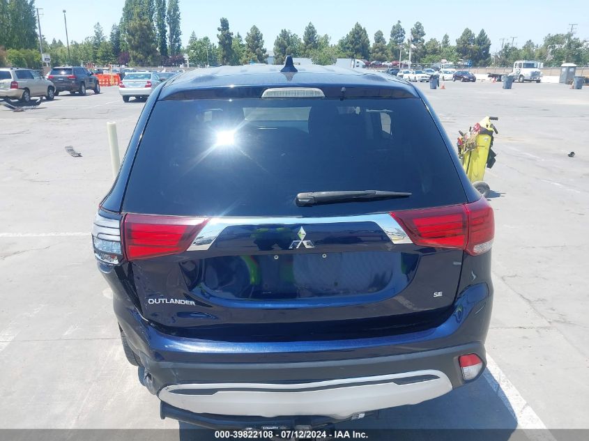 2020 Mitsubishi Outlander Se 2.4 VIN: JA4AD3A32LZ017587 Lot: 39822108