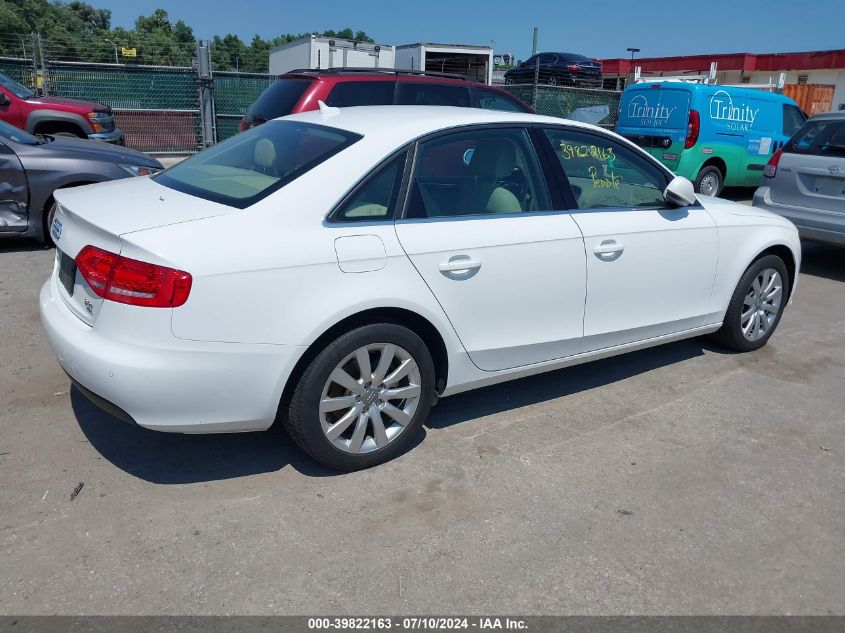 WAUFFAFL1BN045080 2011 Audi A4 2.0T Premium