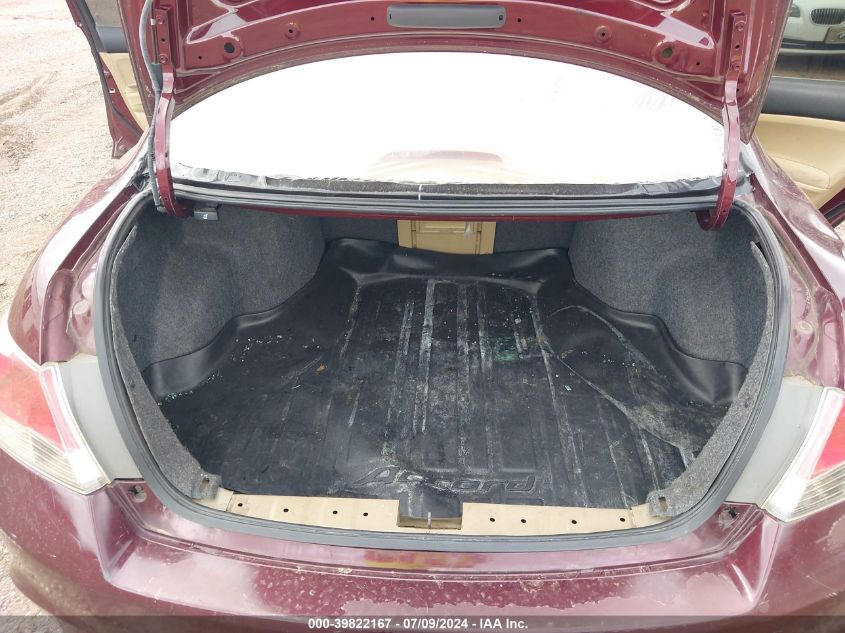 2009 Honda Accord 2.4 Ex-L VIN: 1HGCP268X9A008875 Lot: 39822167