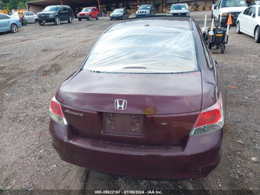 2009 Honda Accord 2.4 Ex-L VIN: 1HGCP268X9A008875 Lot: 39822167