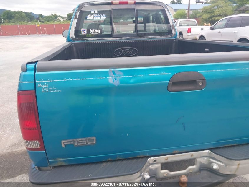 1998 Ford F-150 Lariat/Standard/Xl/Xlt VIN: 2FTDX1766WCA02298 Lot: 39822181