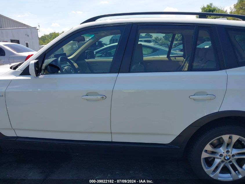 2007 BMW X3 3.0Si VIN: WBXPC93487WF26253 Lot: 39822182