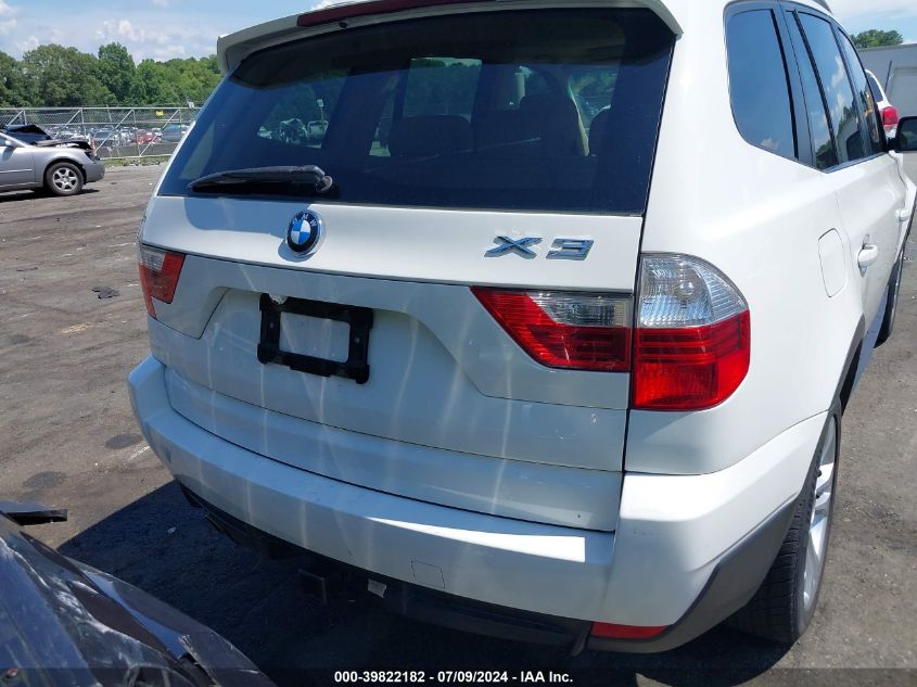 2007 BMW X3 3.0Si VIN: WBXPC93487WF26253 Lot: 39822182