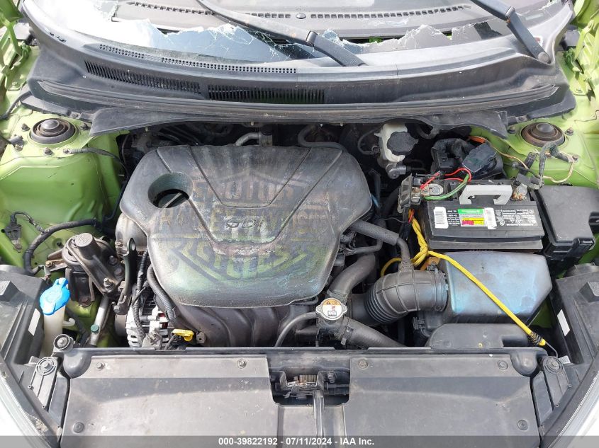 2012 Hyundai Veloster Base W/Black VIN: KMHTC6ADXCU056383 Lot: 39822192