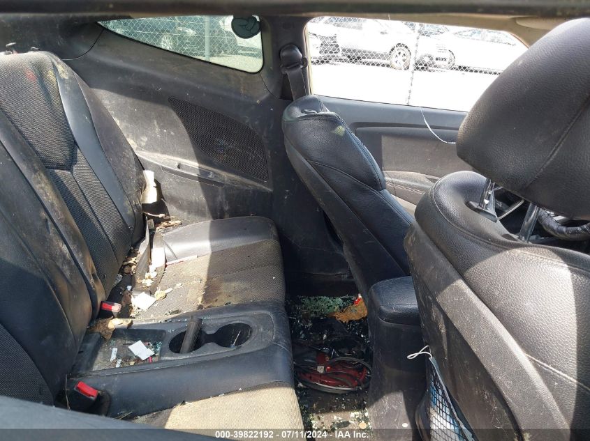 2012 Hyundai Veloster Base W/Black VIN: KMHTC6ADXCU056383 Lot: 39822192