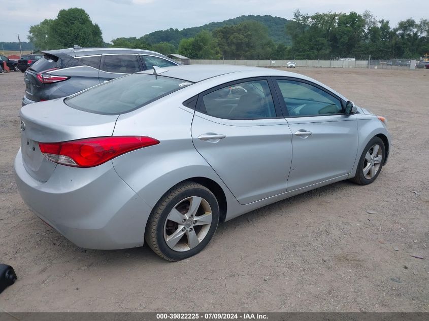 2013 Hyundai Elantra Gls VIN: 5NPDH4AE0DH317006 Lot: 39822225