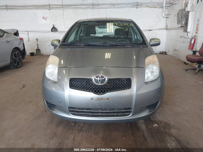 2007 Toyota Yaris VIN: JTDJT923275105207 Lot: 39822226