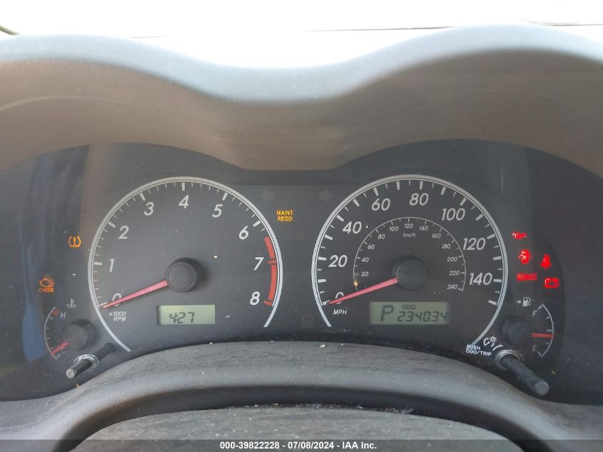 2009 Toyota Corolla VIN: 1NXBU40E59Z133290 Lot: 39822228