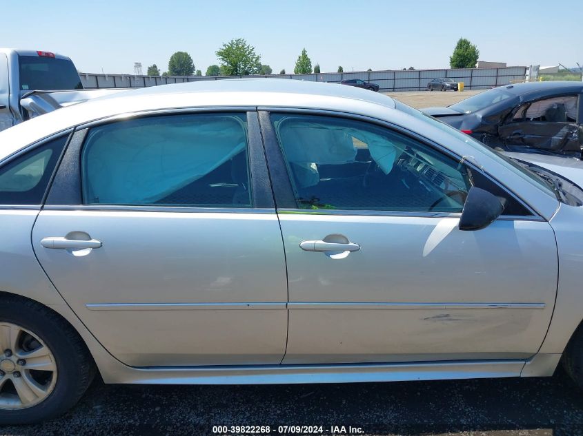 2012 Chevrolet Impala Ls VIN: 2G1WF5E32C1273760 Lot: 39822268