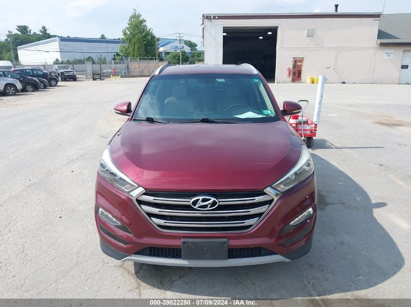 2017 Hyundai Tucson Limited VIN: KM8J3CA26HU419273 Lot: 39822280