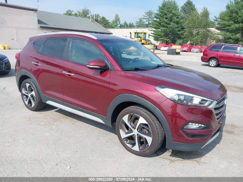 2017 Hyundai Tucson Limited VIN: KM8J3CA26HU419273 Lot: 39822280