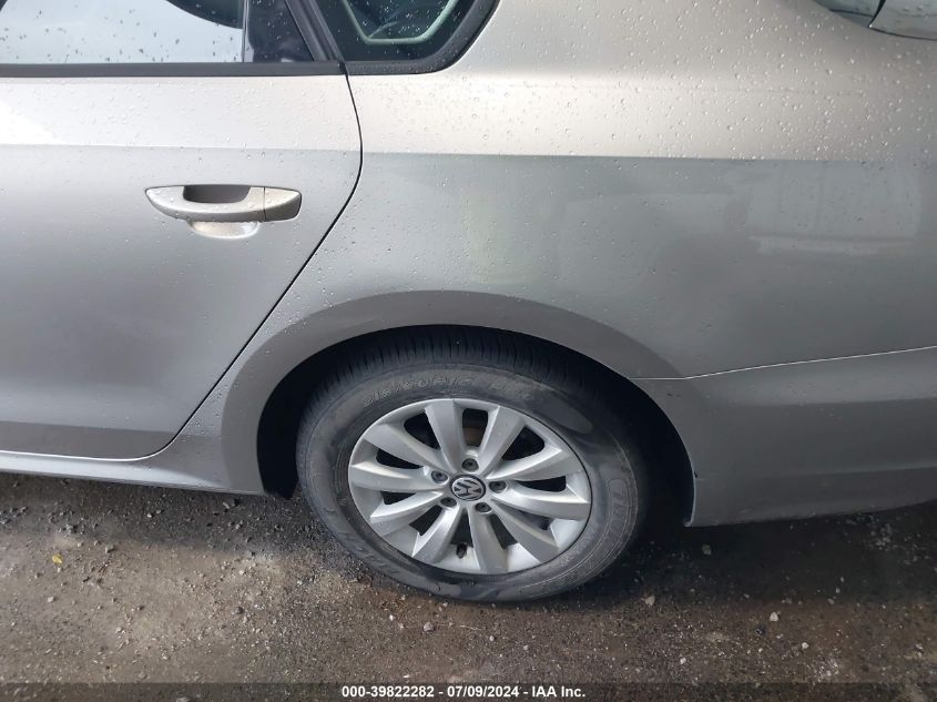 2012 Volkswagen Passat 2.5L S VIN: 1VWAH7A32CC069853 Lot: 39822282