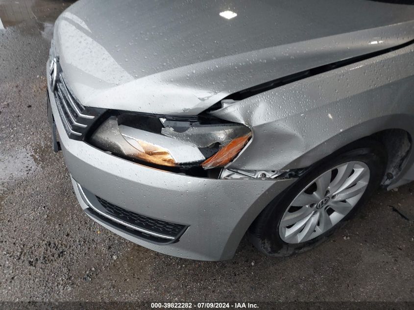 2012 Volkswagen Passat 2.5L S VIN: 1VWAH7A32CC069853 Lot: 39822282