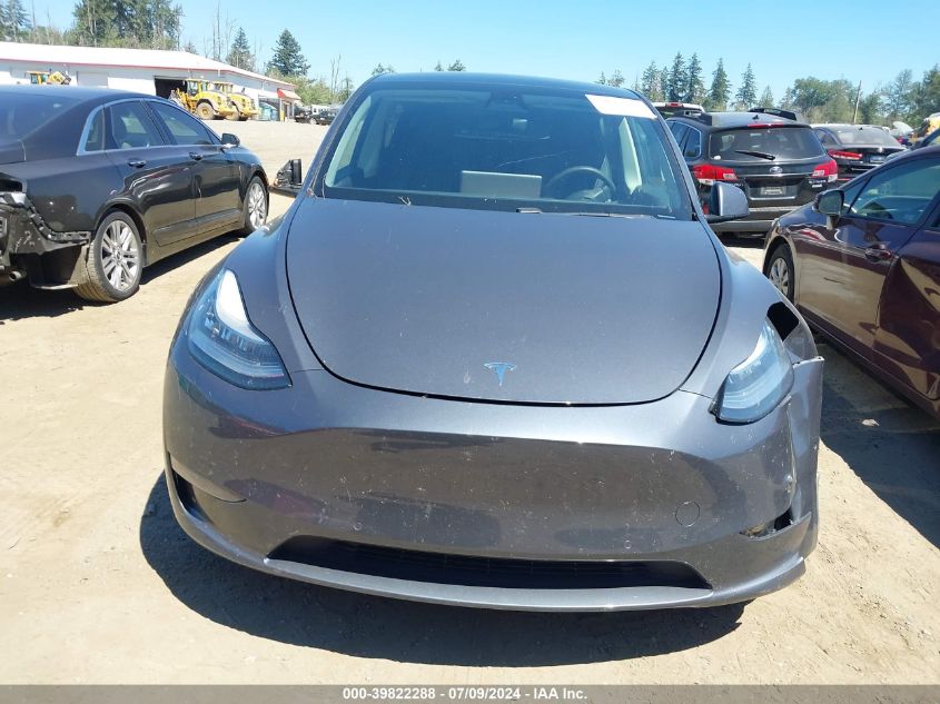 2020 Tesla Model Y Long Range Dual Motor All-Wheel Drive VIN: 5YJYGDEEXLF033328 Lot: 39822288