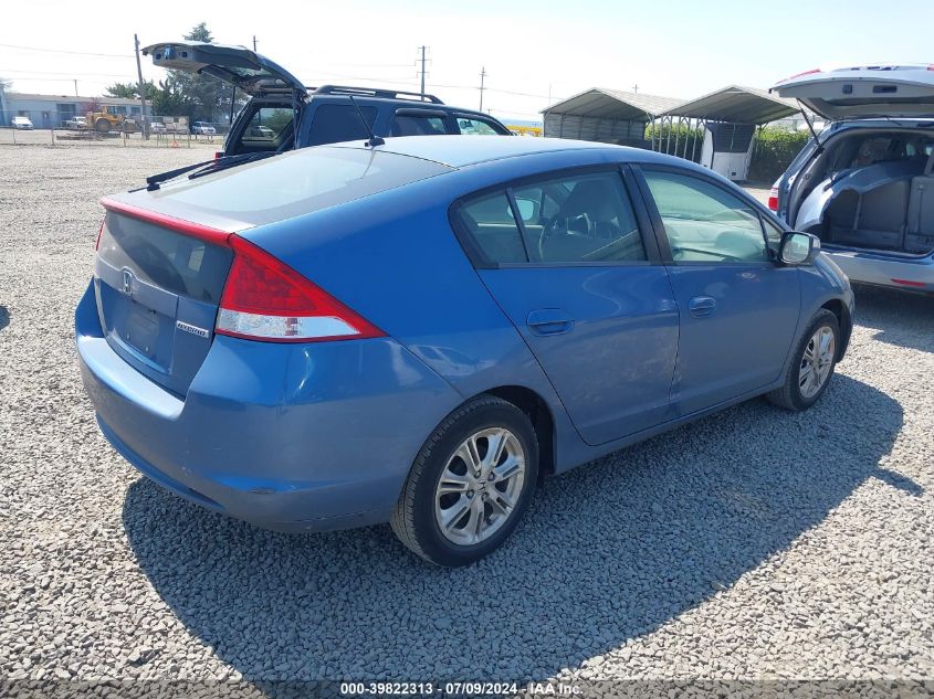 2010 Honda Insight Ex VIN: JHMZE2H79AS031516 Lot: 39822313