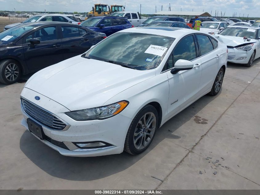 3FA6P0LU2HR296077 2017 FORD FUSION - Image 2