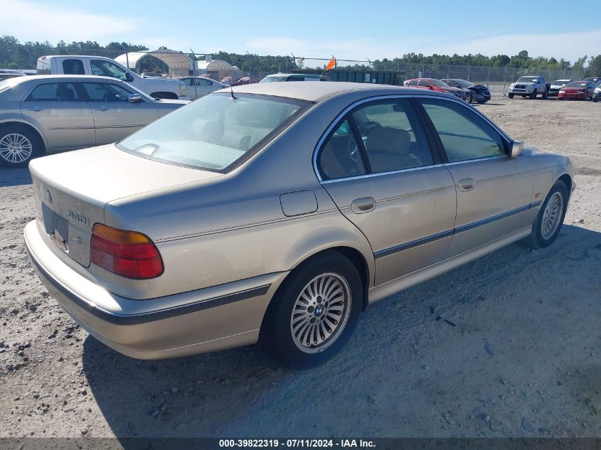 1998 BMW 540Ia VIN: WBADE6328WBW62860 Lot: 39822319